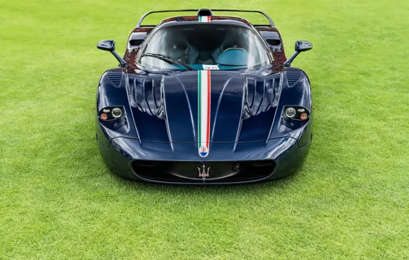 Картинка гиперкар, Maserati MC12, Blue carbon