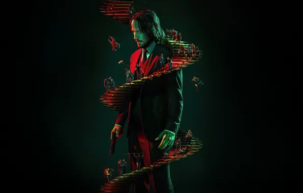 Фильм, постер, Киану Ривз, Keanu Reeves, документальный, John Wick, Джон Уик, Wick Is Pain