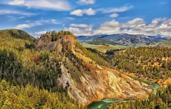 Картинка пейзаж, горы, United States, Wyoming