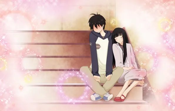 Настроение, аниме, арт, пара, Kimi ni Todoke, Дотянуться до тебя