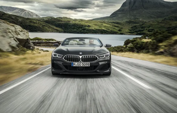 Картинка BMW, кабриолет, вид спереди, xDrive, G14, 8-series, 2019, 8er
