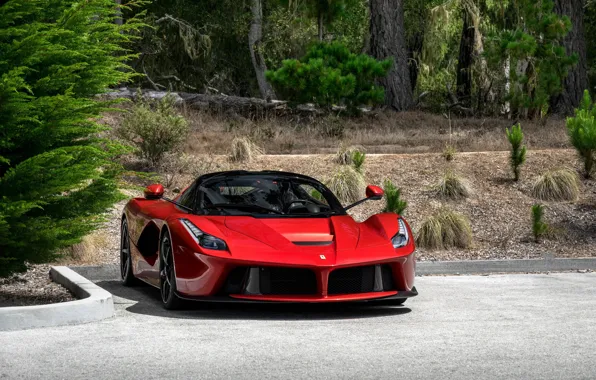 Картинка Ferrari, Italia, RED, LaFerrari