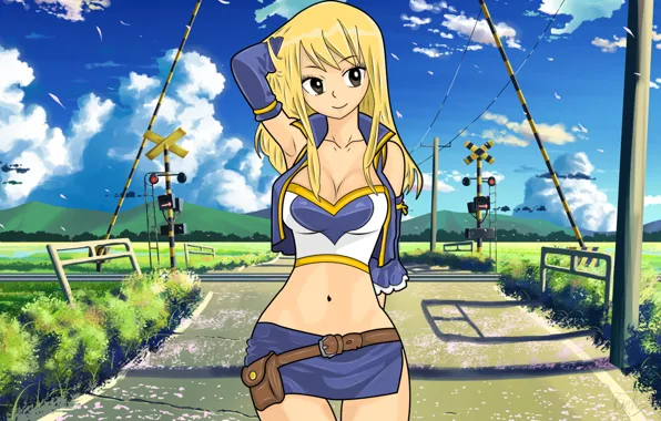 Блондинка, Lucy, Fairy Tail, Lucy Heartfilia, Люси, Хвост Феи, Hiro Masima, Hiro Mashima