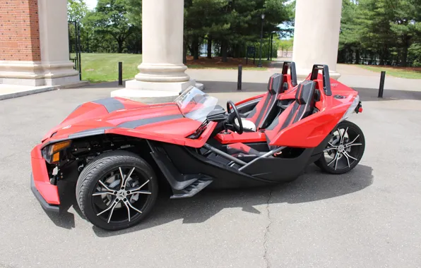 Beautiful, comfort, hi-tech, Polaris, Slingshot, tecnology, sporty, tricycle