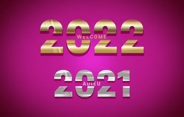 Welcome, happy new year, 2022, adieu, 2022 year
