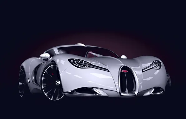Картинка Concept, Бугатти, Концепт, Bugatti, Спорткар, Sportcar, Gangloff, Ганглофф