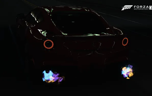 HDR, Ferrari, Game, Berlinetta, F12, FM7, UHD, Ferrari Berlinetta