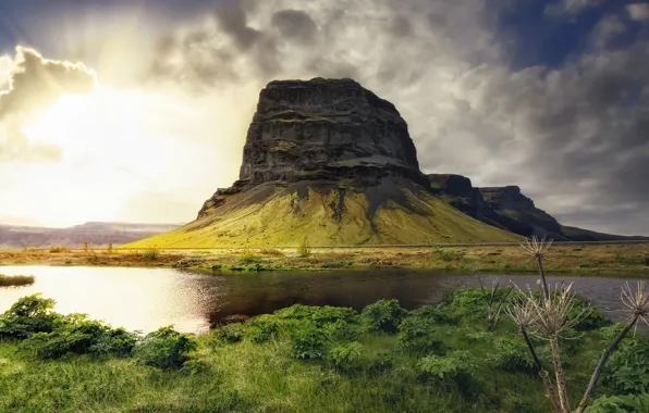 Картинка лето, горы, река