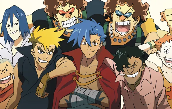 Аниме, арт, персонажи, Tengen Toppa Gurren-Lagann