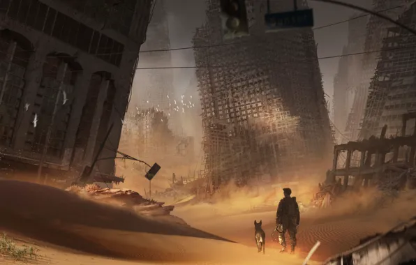 Город, разрушения, sable, city sand 2