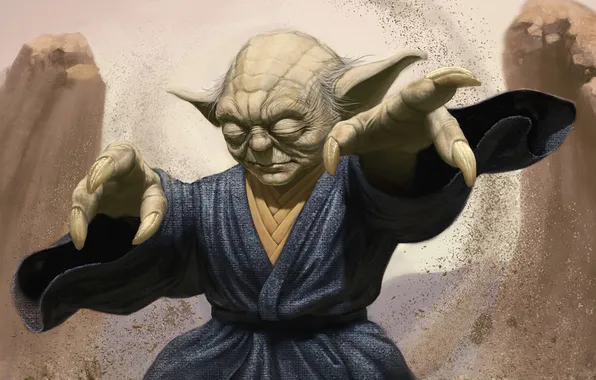 Картинка сила, Star Wars, джедай, Yoda