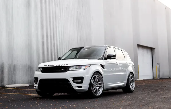 Wall, Range Rover, with, Sport