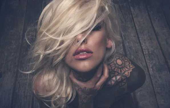 Картинка тату, губки, Lauren Brock, Jack Russell