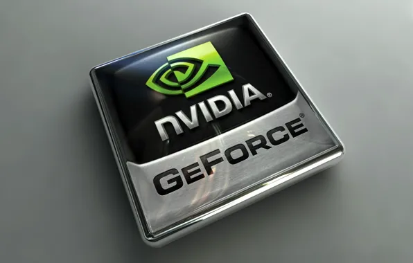 Логотип, Nvidia, GeForce