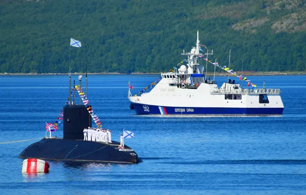 Субмарина, парад, сторожевик, калуга, бдительный