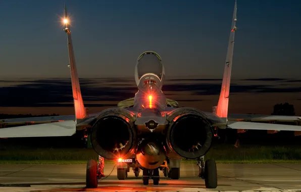 Самолет, истребитель, сопла, МиГ-29