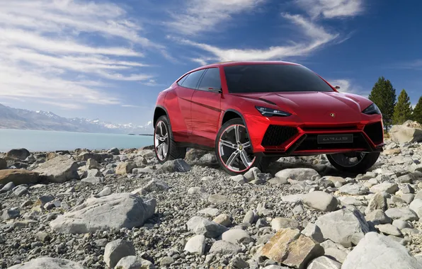 Concept, камни, Lamborghini, джип, концепт, 2012, ламборгини, Urus