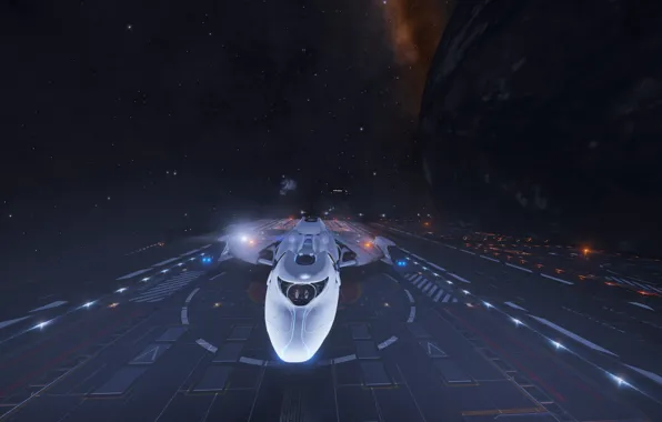 Космос, планета, Космический Корабль, космическая станция, Elite: Dangerous
