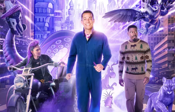 Фантастика, фильм, фэнтези, 2024, Harold and the Purple Crayon