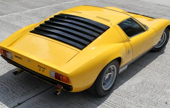 Цвет, Авто, Lamborghini, Машина, 1971, Фары, Автомобиль, Supercar