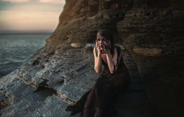 Девушка, камень, грязь, Aleah Michele, I saw you fall