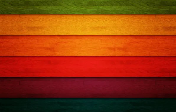 Картинка цвета, дерево, доски, радуга, rainbow, wood, color, board