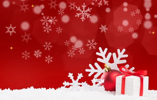 Шар, Рождество, подарки, Новый год, Christmas, снежинка, Photos, vectors