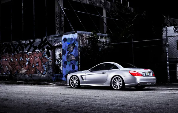 Mercedes-Benz, SL-Klasse, silvery, SL 550