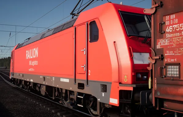 Локомотив, Поезд, Электричка, Обои, Germany, train, Deutschland, Locomotive