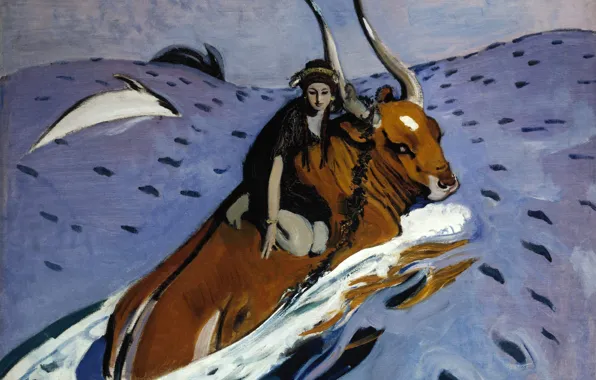 Похищение Европы, Валентин Серов, 1910