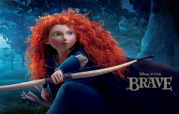 Disney, Pixar, Храбрая сердцем, Brave