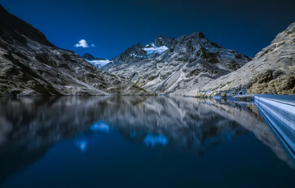 Картинка горы, озеро, Австрия, Гальтюр