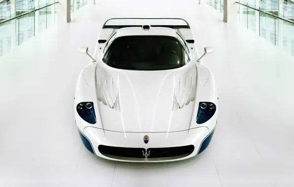 Картинка белая, supercar, мазерати, Maserati MC12