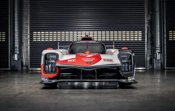 Toyota, вид спереди, WEC, 4WD, 2021, Gazoo Racing, GR010 Hybrid, 3.5 л.