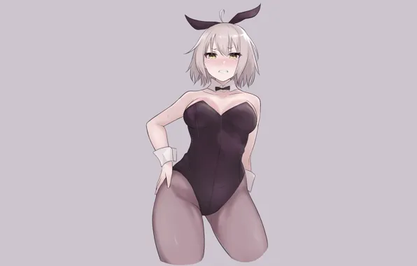 Girl, sexy, cleavage, boobs, anime, beautiful, short hair, pretty
