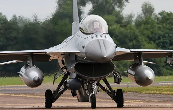 Картинка истребитель, кабина, F-16, Fighting Falcon, «Файтинг Фалкон»