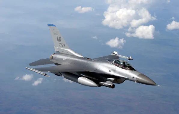 Авиация, обои, истребитель, f16, сша
