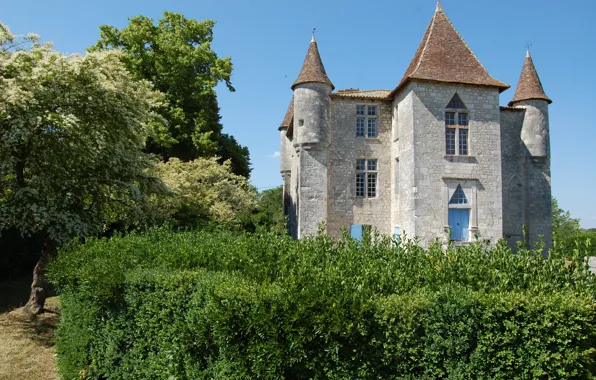 Картинка город, замок, Франция, Château de Рanisseau