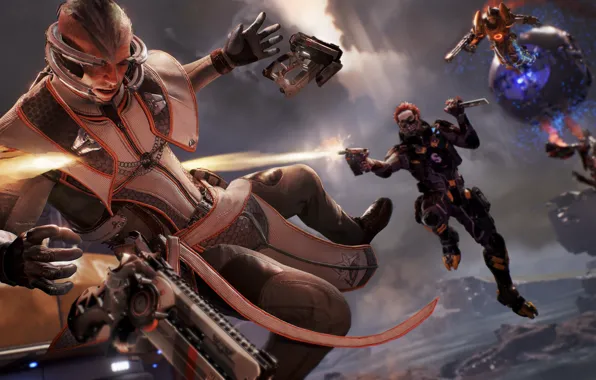 Gun, pistol, weapon, fight, knife, Nexon, Unreal Engine, Lawbreakers