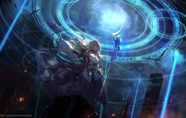 Девушка, магия, Pixiv Fantasia, Pixiv Fantasia Last Saga