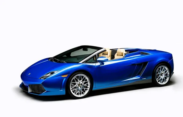 Синий, Lamborghini, кабриолет, Lamborghini Gallardo, Lamborghini Gallardo LP 550 Spyder