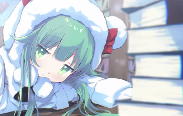 Книги, девочка, Momiji, Blue archive, haru haruru515
