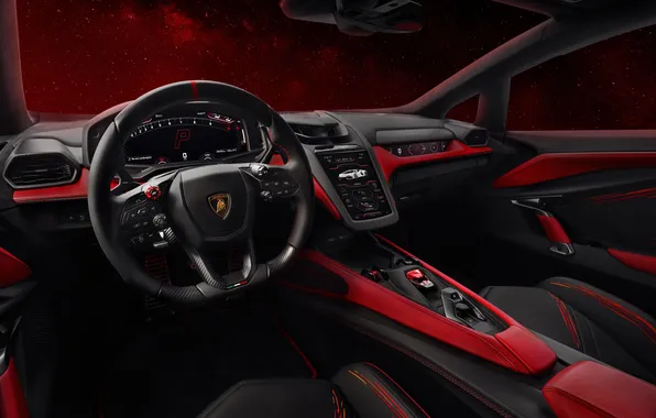 Картинка Lamborghini, wallpaper, Lamborghini Revuelto Opera Unica Interior