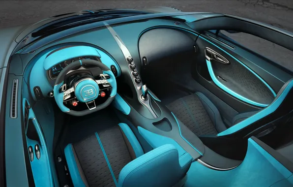 Bugatti, суперкар, салон, гиперкар, 2019, Divo