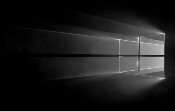 Черный, windows, экран приветствия
