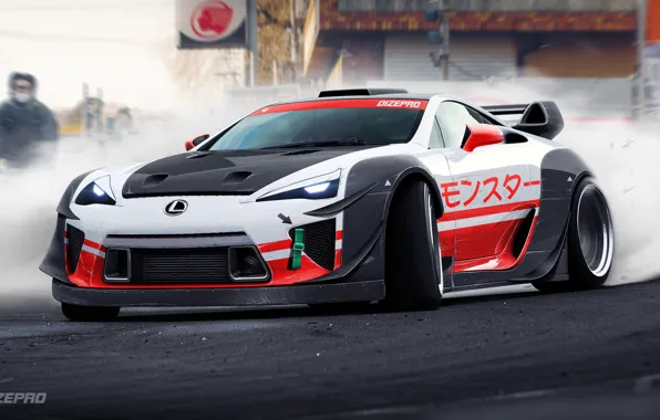 Авто, Lexus, Машина, Рендеринг, LFA, Lexus LFA, Dmitry Strukov, Dizepro