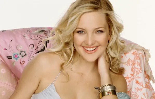 Улыбка, модель, актриса, блондинка, Kate Hudson