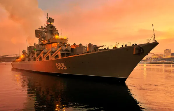 Крейсер, ракетный, вмф, проект 1164, шифр Атлант, Маршал Устинов