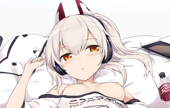 Girl, sexy, long hair, nipples, boobs, anime, Ayanami, beautiful
