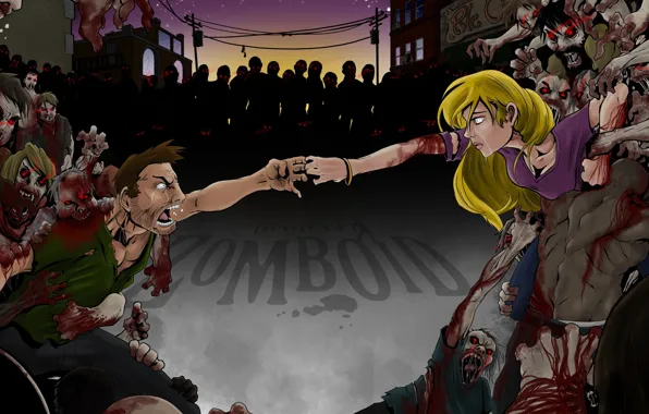 Арт, зомби, zombie, art, survival, Project Zomboid